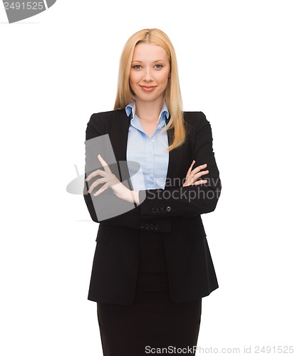 Image of smiling businesswoman