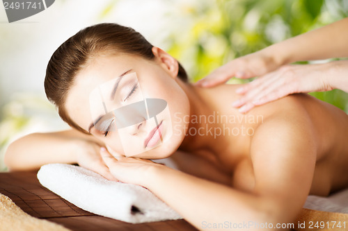 Image of woman in spa