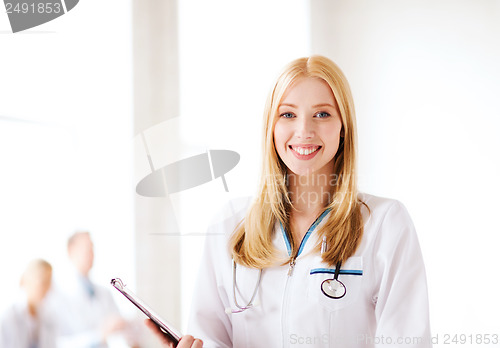 Image of female doctor with stethoscope