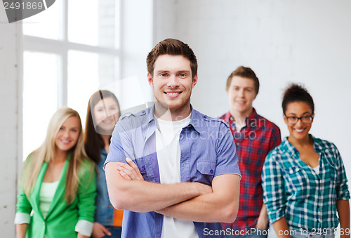 Image of student boy at school