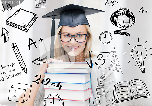 Image of student in graduation cap