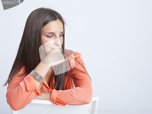 Image of real young cute woman
