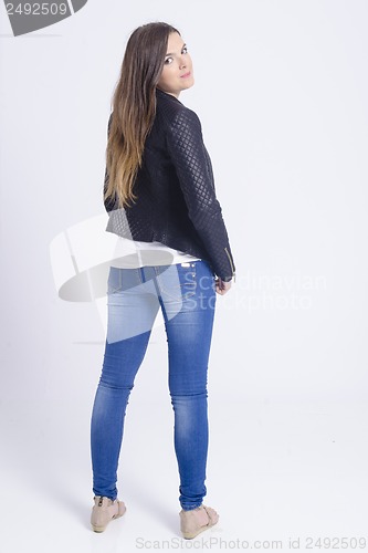 Image of real young cute woman
