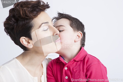 Image of Mother and son