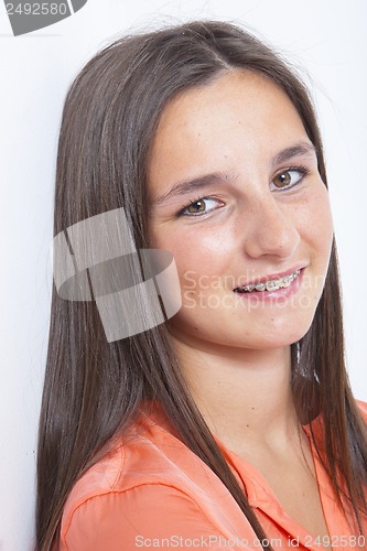 Image of real young cute woman