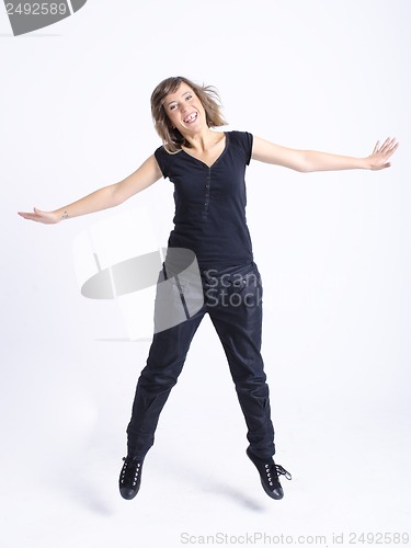 Image of real middle aged pretty woman posing