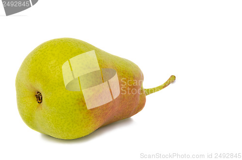 Image of Large pear on a white background
