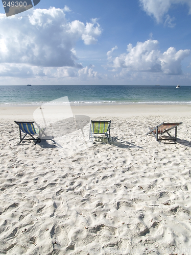 Image of Chairs on the beach