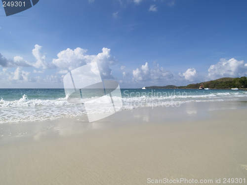 Image of Empty, tropical beach