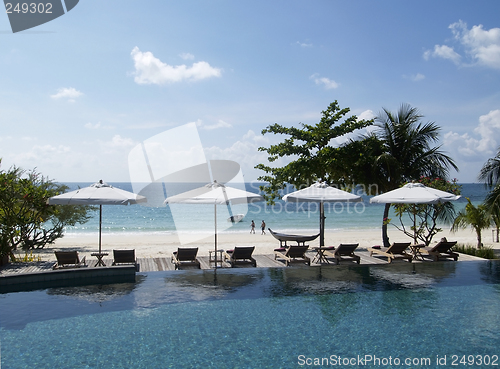 Image of Swimming-pool and beach