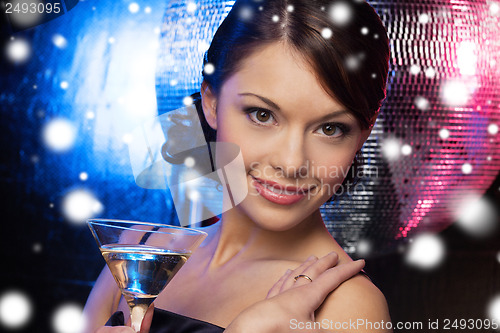 Image of woman with cocktail