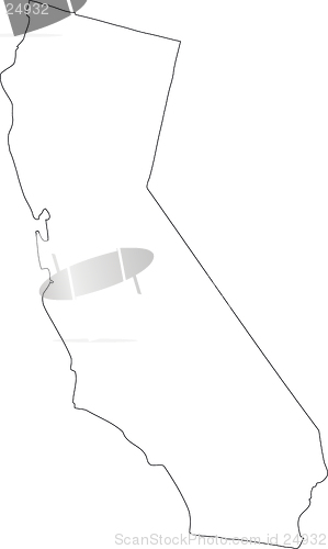 Image of California Vector