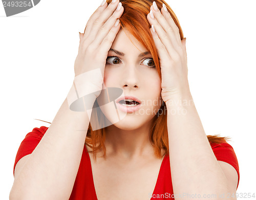 Image of stressed woman