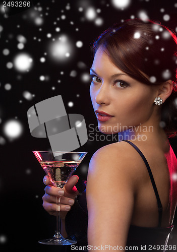 Image of woman with cocktail