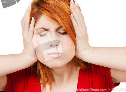 Image of stressed woman