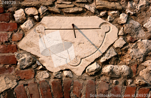 Image of Old sundial clock