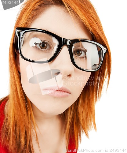 Image of woman with eyeglasses