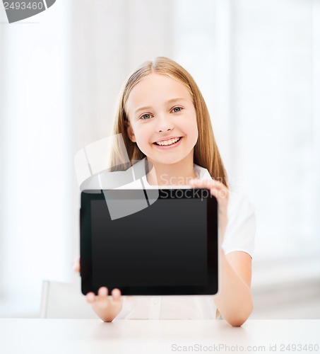 Image of girl with tablet pc at school