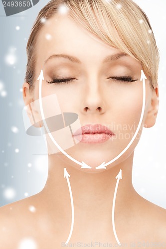 Image of woman ready for cosmetic surgery