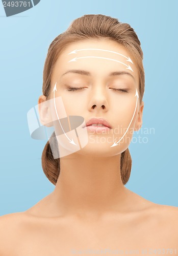 Image of woman ready for cosmetic surgery