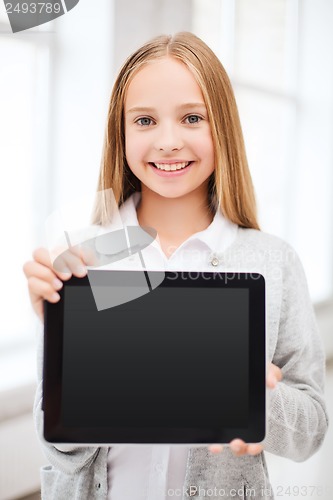 Image of girl with tablet pc at school