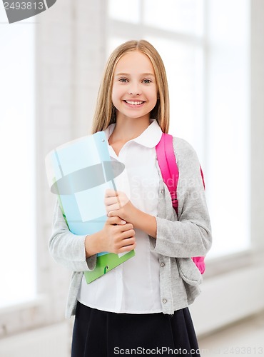 Image of happy and smiling teenage girl