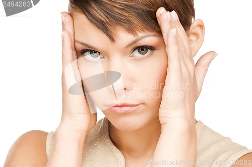 Image of stressed woman