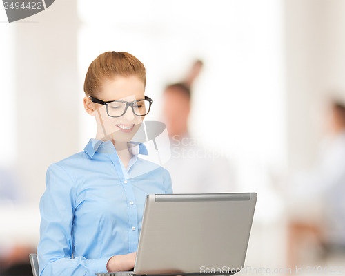 Image of woman with laptop