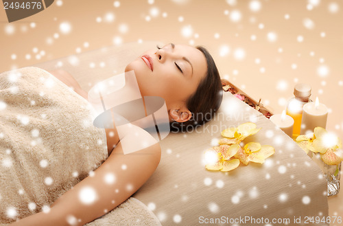 Image of woman in spa salon