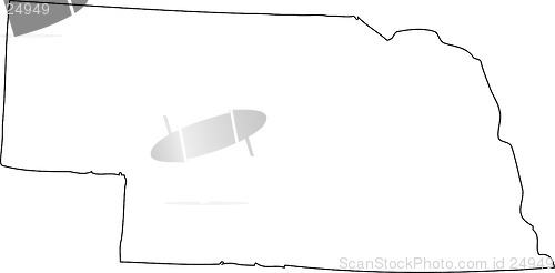 Image of Nebraska Vector