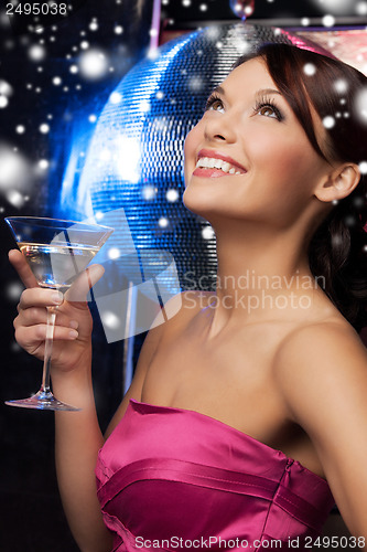 Image of woman with cocktail
