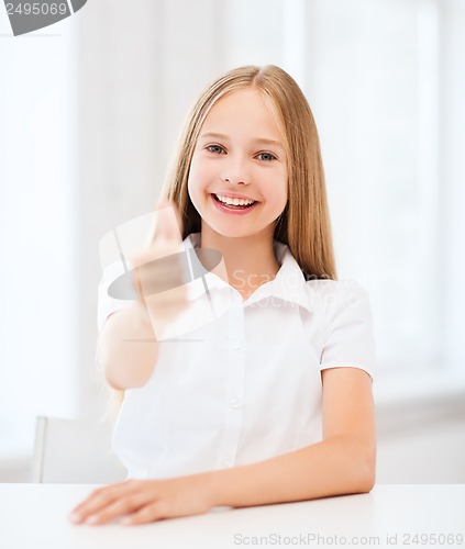 Image of student girl at school