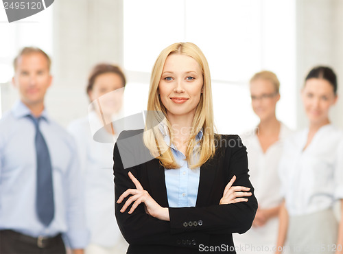 Image of smiling businesswoman