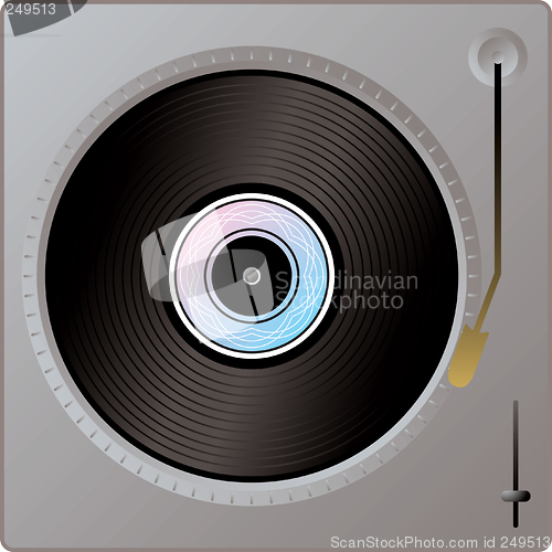 Image of record player