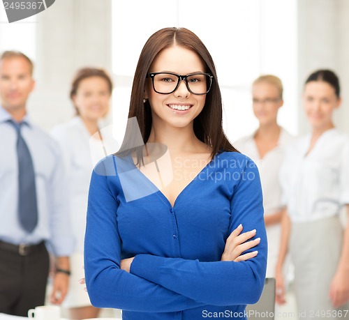 Image of smiling businesswoman