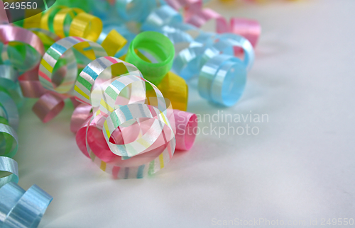 Image of Striped Curling Ribbons