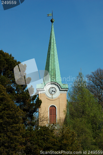 Image of Norwegian church tower