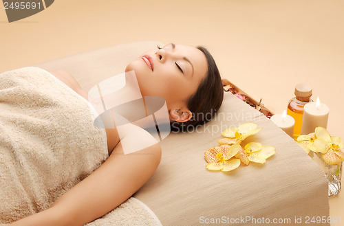 Image of woman in spa salon