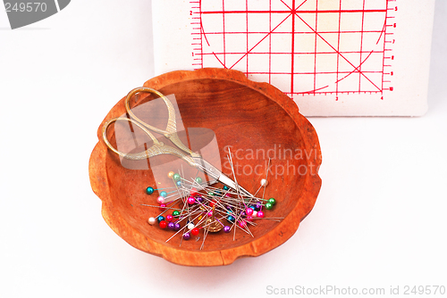 Image of Seamstress Sewing Tools
