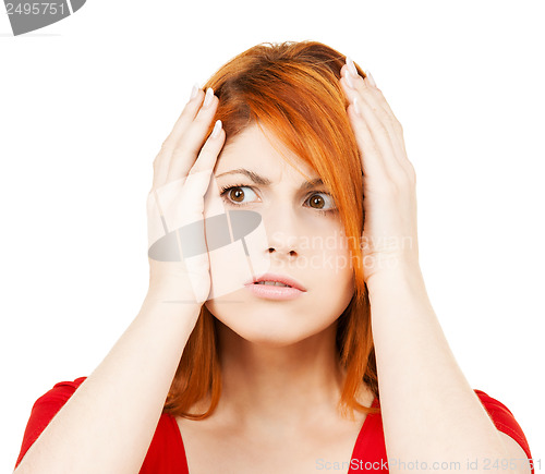 Image of stressed woman