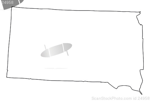 Image of South Dakota Vector