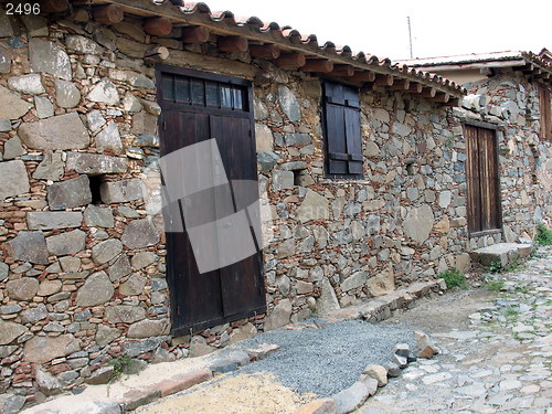 Image of Stone houses. Fikardou. Cyprus