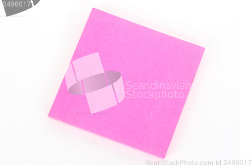 Image of Notepad pink oblique