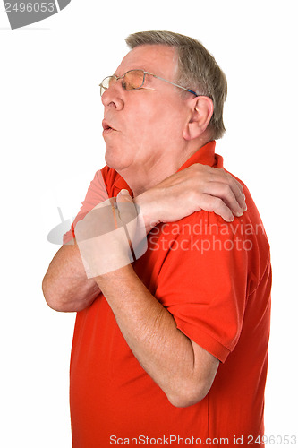 Image of Old man with rheumatic pain