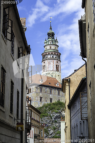 Image of Cesky Krumlov castle.