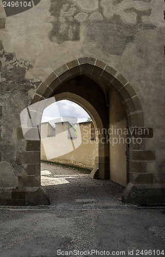 Image of Castle door.