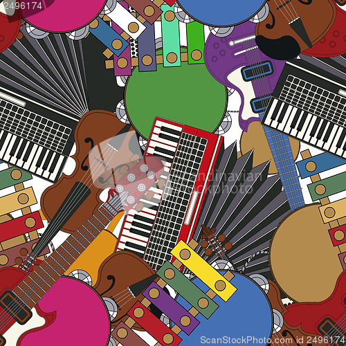 Image of Musical instruments tile