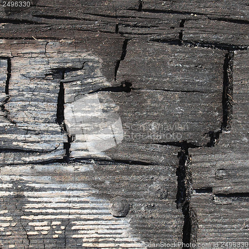 Image of Burned wood