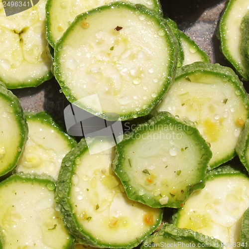 Image of Courgettes zucchini