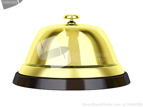 Image of Golden reception bell